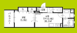 クリエオーレ清瀧の物件間取画像